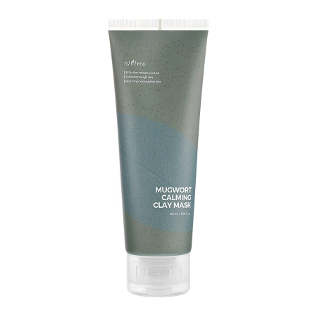 Isntree - Real Mugwort Calming Clay Mask - Успокаивающая глиняная маска с экстрактом полыни - 100ml