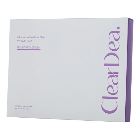 ClearDea - Mucin Collanetinal Deep Wrinkle Shot Set - Набор антивозрастных ампул с коллагеном - 5штx4ml