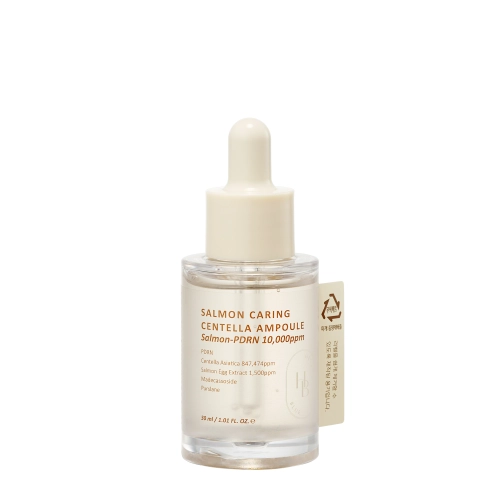 HEVEBLUE - Salmon Caring Centella Ampoule - Ревитализирующая ампула для лица - 30ml