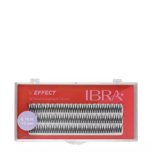 Ibra Makeup - Пучки ресниц V Effect 0,10 - 12 мм