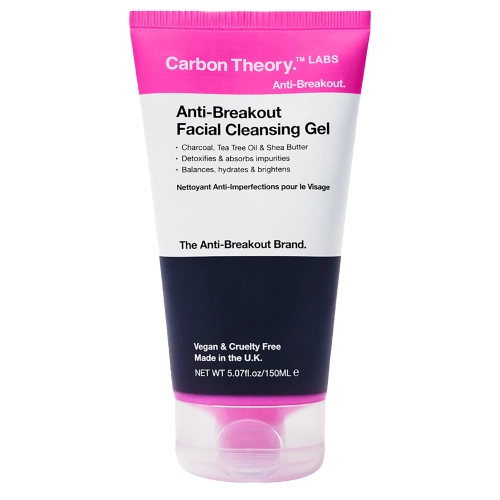 Carbon Theory - Anti-Breakout Facial Gel Wash - Гель для вмивання обличчя з активованим вугіллям - 150ml