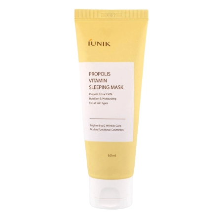 iUNIK - Propolis Vitamin Sleeping Mask - Нічна зволожувальна маска з прополісом - 60ml