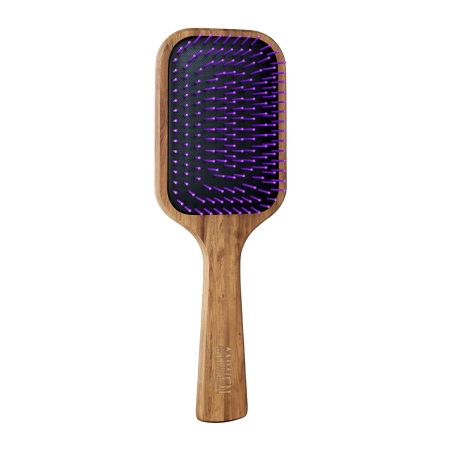 Anwen - Дерев'яна щітка для волосся з фіолетовими зубчиками - Hairbrush