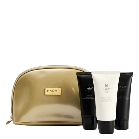 Hadat - Hydro Nourishing Moisture Set - Зволожувальний набір з косметичкою - 70ml+70ml+70ml