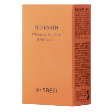 The SAEM - Солнцезащитный стик для лица - Eco Earth Waterproof Sun Stick - SPF50+ PA++++ - 17g