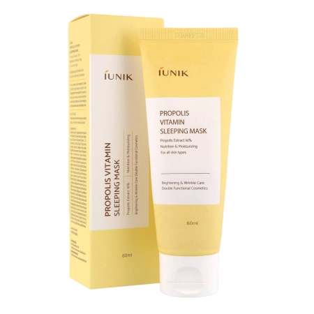 iUNIK - Propolis Vitamin Sleeping Mask - Ночная увлажняющая маска с прополисом - 60ml