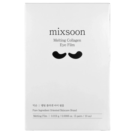 Mixsoon - Melting Collagen Eye Film - Розчинні колагенові патчі під очі - 5 пар