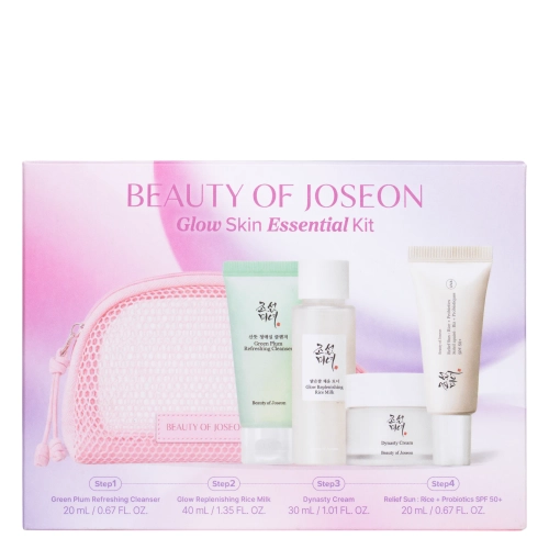 Beauty of Joseon - Glow Skin Essential Kit - Набір засобів для догляду за шкірою обличчя - 20ml+40ml+30ml+20ml