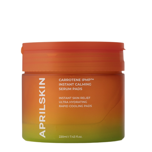 Aprilskin - Carrotene IPMP Instant Calming Serum Pads - Успокаивающие пэды для лица - 80шт./220g