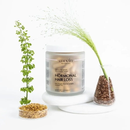 Carein - Hormonal Hair Loss - Дермодобавка - Выпадение волос гормонального происхождения - 120капсул
