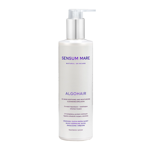 Sensum Mare - Algohair - Co-Wash Soothing and Moisturizing Cleansing Emulsion - Заспокійливо-зволожувальна емульсія для миття волосся - 250ml