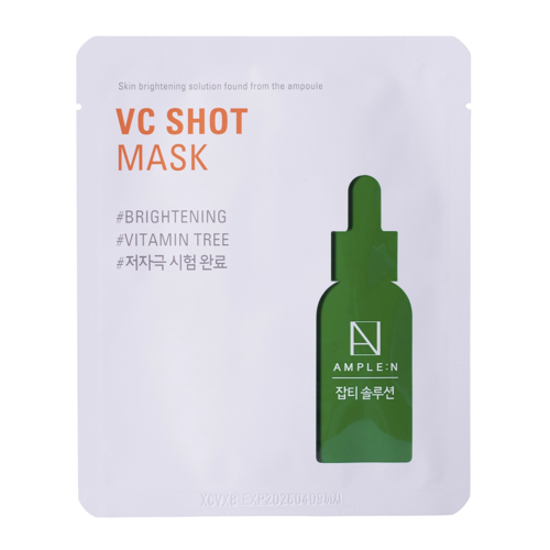 AMPLE:N - VC Shot Mask - Вітамінна тканинна маска для обличчя - 1шт./25ml