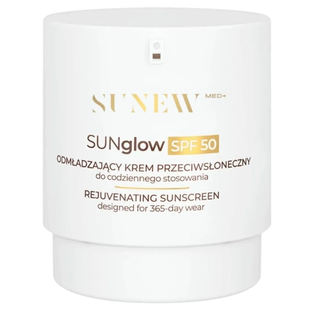 SunewMed+ - SUNglow SPF50 - Омолоджувальний сонцезахисний крем для обличчя - 50ml