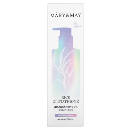 Mary&May - Rice Glutathione LHA Cleansing Oil - Очищувальна олія для обличчя - 200ml