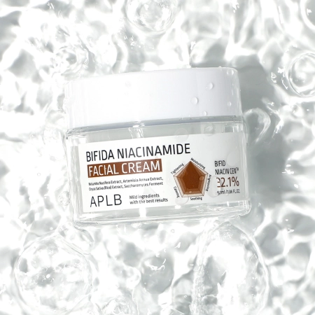 APLB - Bifida Niacinamide Facial Cream - Крем для візуального звуження пор з ніацинамідом - 55ml