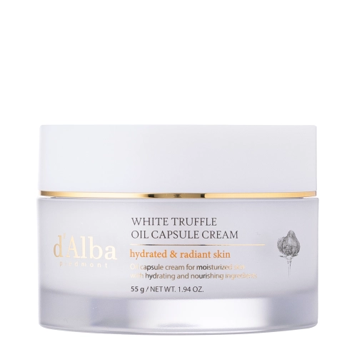d'Alba - White Truffle Oil Capsule Cream - Питательный крем для лица - 55g