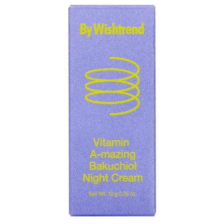 By Wishtrend - Vitamin A-mazing Bakuchiol Night Cream Mini - Ночной крем для лица с витамином А и бакучиолом - 10g
