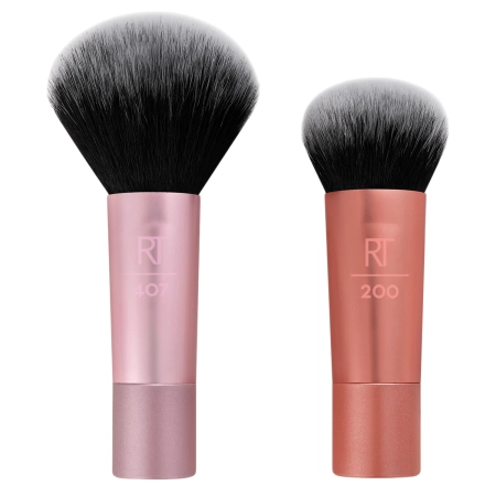 Real Techniques - Mini Brush Duo - Набор кистей для макияжа в миниверсии
