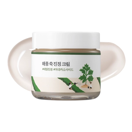 Round Lab - Заспокійливий крем з екстрактом полину - Mugwort Calming Cream - 80ml