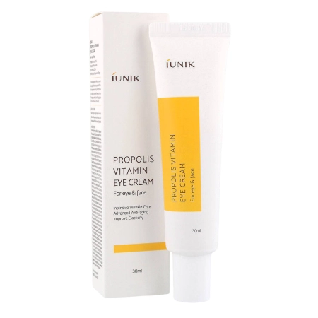 iUNIK - Propolis Vitamin Eye Cream - Крем для шкіри навколо очей проти зморшок з прополісом - 30ml