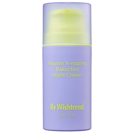 By Wishtrend - Vitamin A-mazing Bakuchiol Night Cream - Нічний крем для обличчя з вітаміном А і бакучиолом - 30ml