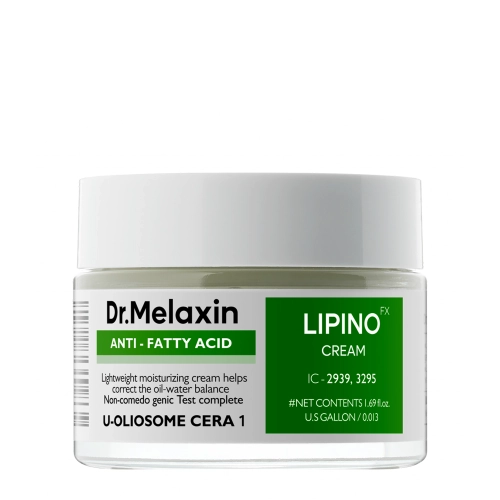 Dr.Melaxin - Lipino Cream - Легкий увлажняющий крем для кожи с акне - 50ml