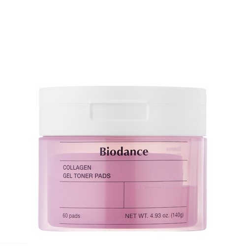 Biodance - Collagen Gel Toner Pads - Зміцнювальні колагенові педи для обличчя - 60шт.