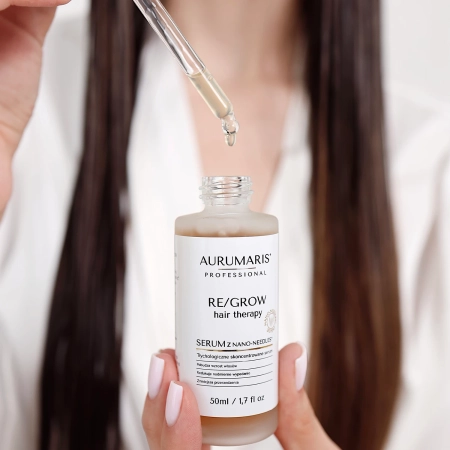 Aurumaris - Re/Grow Serum - Трихологическая сыворотка против выпадения волос с микроиглами - 50ml