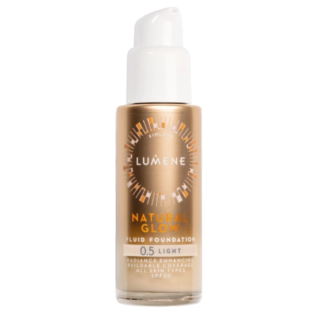 Lumene - Natural Glow Fluid Foundation SPF20 - Сяючий тональний крем - 0,5 Light - 30ml