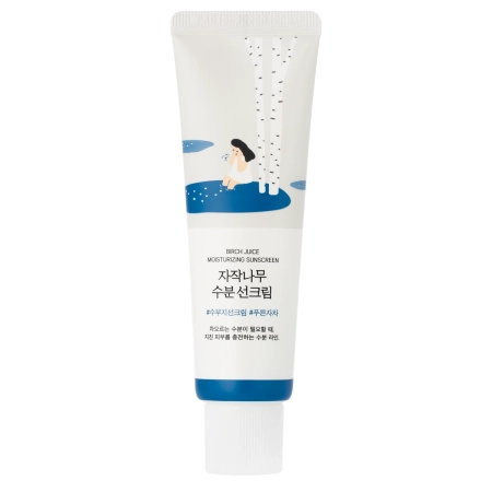 Round Lab - Зволожувальний сонцезахисний крем - Birch Juice Moisturizing Sun Cream SPF50+ PA++++ - 50ml