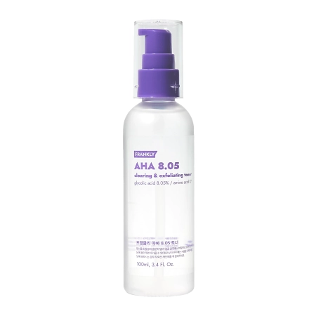 Frankly - AHA 8.05 Clearing & Exfoliating Toner - Отшелушивающий тоник с гликолевой кислотой 8,05% - 100ml