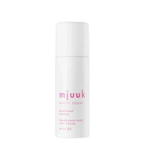 Mjuuk - Naked Sense Fragrance-free Hairspray Strong - Спрей для волосся сильної фіксації - Без запаху - 50ml
