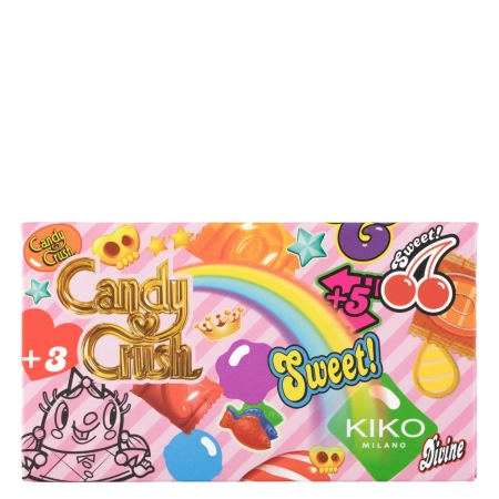KIKO Milano - Candy Crush Mega Blush and Highlighter Duo - Палетка для обличчя з рум'янами і хайлайтером - 01 Beaming Bliss - 5g
