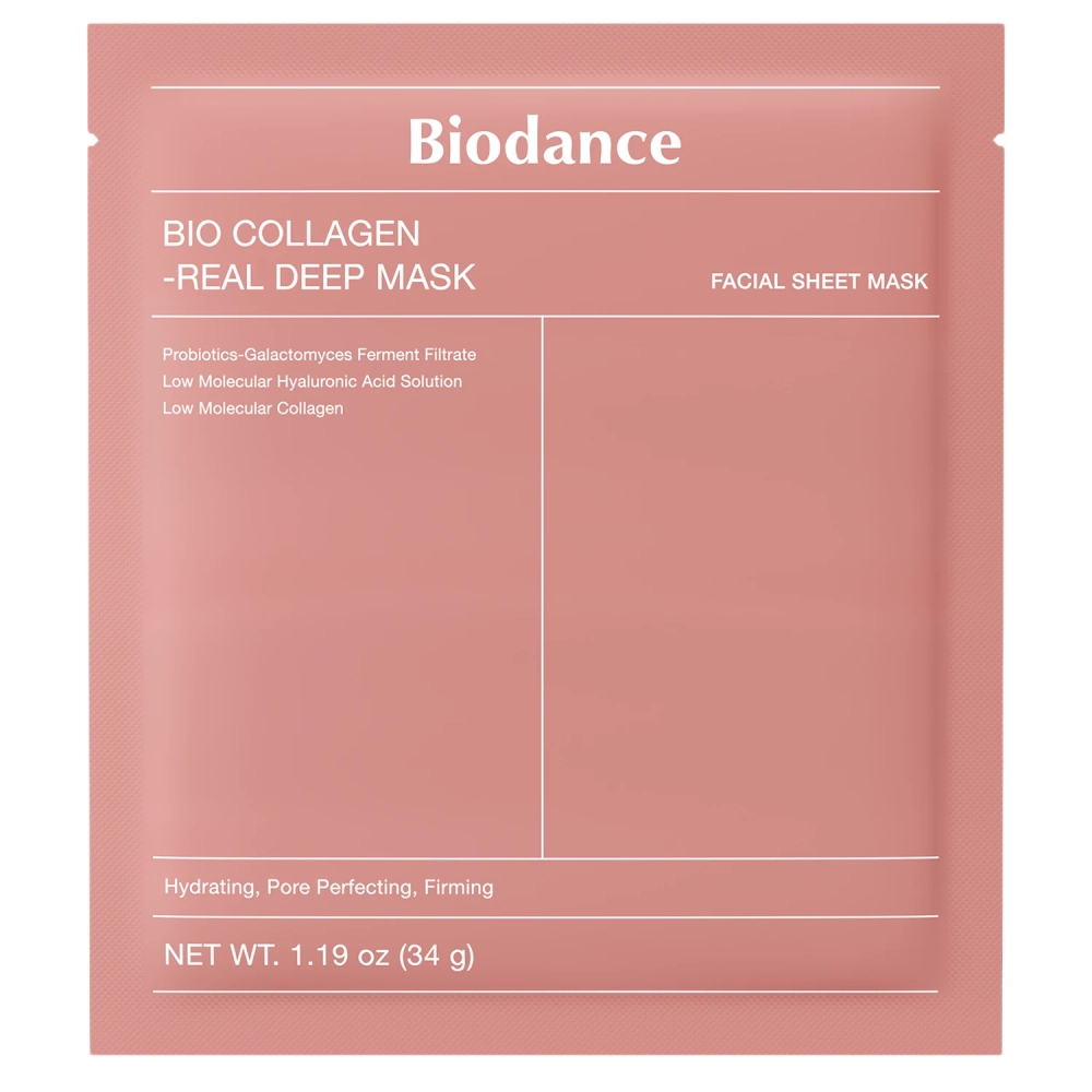 Biodance - Bio-Collagen Real Deep Mask - Укрепляющая коллагеновая маска для лица - 1шт/34g