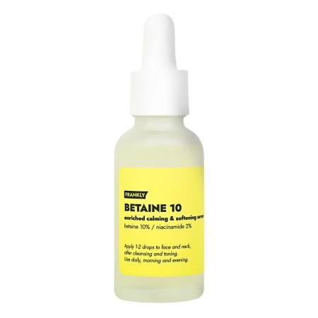 Frankly - Betaine 10 Enriched Calming & Softening Serum - Увлажняющая и успокаивающая сыворотка для лица - 30ml