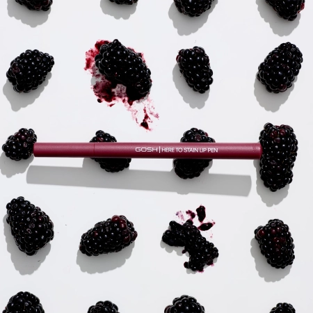 GOSH - Here To Stain Lip Pen - Стойкий карандаш-фломастер для контура губ - 010 Berry Stain - 1ml