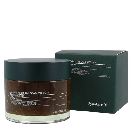 Pyunkang Yul - Calming Relief Gel Wash Off Pack - Успокаивающая гелевая маска для лица - 100g
