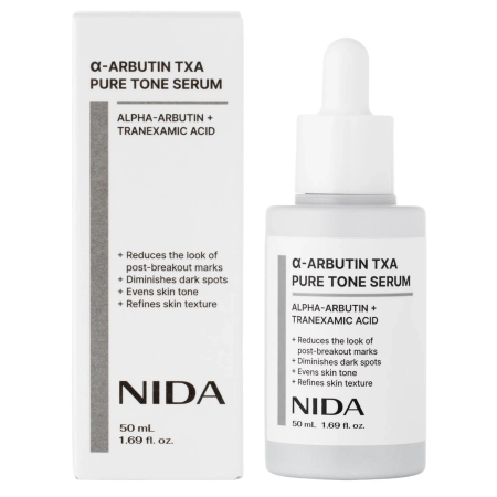 NIDA - α-Arbutin TXA Pure Tone Serum - Освітлювальна сироватка для обличчя - 50ml