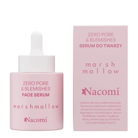 Nacomi - Zero Pore & Blemishes Face Serum - Нормализующая сыворотка для лица - Marshmallow - 30ml