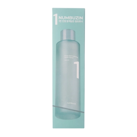 Numbuzin - No.1 - Заспокійливий тонер із центеллою азіатською - Pure-full Calming Herb Toner - 300ml