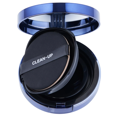 CUSKIN - Clean Up Skinfit Cushion Pact SPF50/PA++++ - Тональний кушон для обличчя - No. 21 - 15g+15g