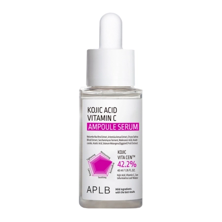 APLB - Kojic Acid Vitamin C Ampoule Serum - Ревитализирующая сыворотка для лица - 40ml