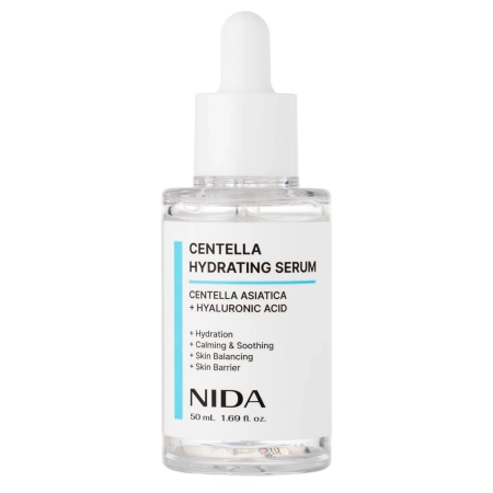 NIDA - Centella Hydrating Serum - Зволожувальна та заспокійлива сироватка для обличчя - 50ml