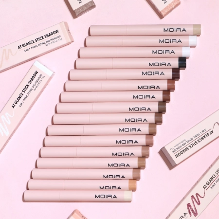 Moira - At Glance Stick Shadow - Тени в стике - 008 Taupe - 1,5g