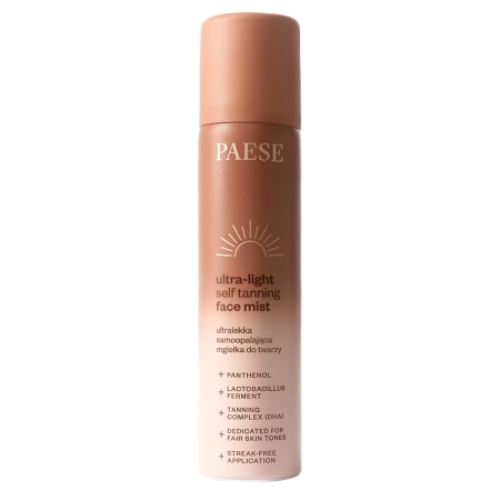 Paese - Ultra-Light Self Tanning Face Mist - Ультралегкий спрей для автозасмаги - 75ml
