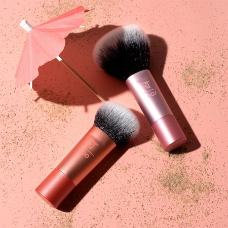 Real Techniques - Mini Brush Duo - Набір пензлів для макіяжу у мініверсії