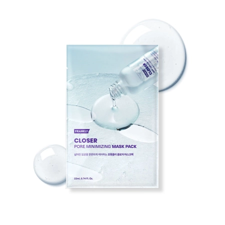 Frankly - Closer Mask - Тканевая маска для сужения пор - 1шт./22ml