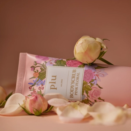 plu - Body Scrub - Пілінг для тіла - Pink Floral - 200g