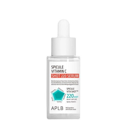 APLB - Spicule Vitamin C Shot 220 Serum - Микроигольная сыворотка для лица с витамином С - 40ml