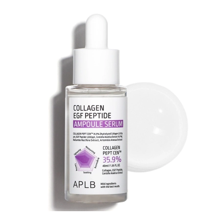 APLB - Collagen EGF Peptide Ampoule Serum - Увлажняюще-укрепляющая сыворотка для лица - 40ml